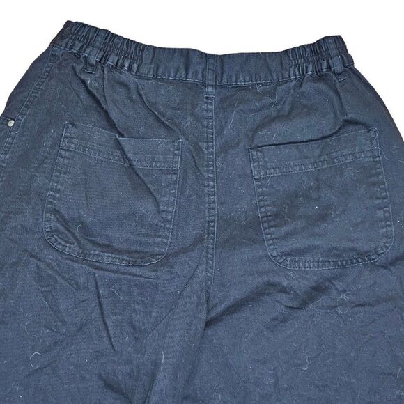 Vintage 90s Ami Shorts Womens Size M Black Cotton Mom High Waisted - Picture 4 of 6